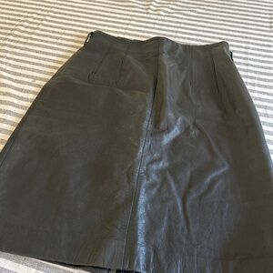 Leather skirt